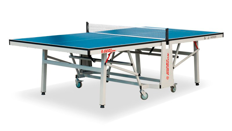 Теннисный стол K-2023 ITTF Indoor, уценённый, складной, с сеткой