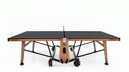 Теннисный стол складной для помещений "RASSON PREMIUM T01 Indoor" (натуральный дуб) с сеткой