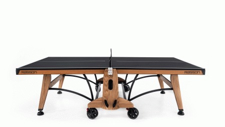 Теннисный стол складной для помещений "RASSON PREMIUM T03 Indoor" (натуральный дуб) с сеткой