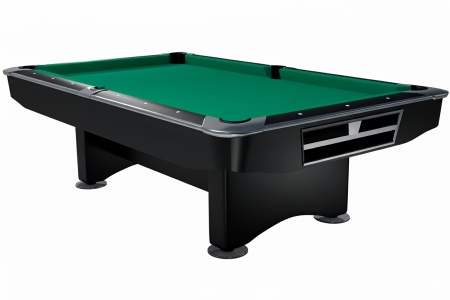 Бильярдный стол для пула Dynamic Billard "Competition 2" 9 футов (матово-чёрный) в комплекте, аксессуары и сукно
